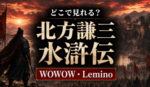 ドラマ『北方謙三 水滸伝』はどこで見れる？WOWOW・Leminoの視聴方法・料金・キャストを解説