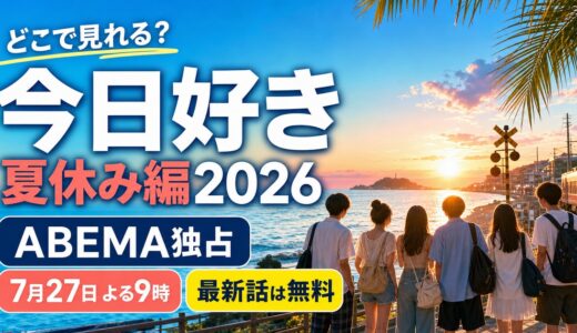 今日好き「夏休み編2026」はどこで見れる？配信日・メンバー・無料視聴方法を解説