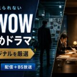 WOWOWで見られるおすすめドラマ|独占・オリジナル作品を厳選